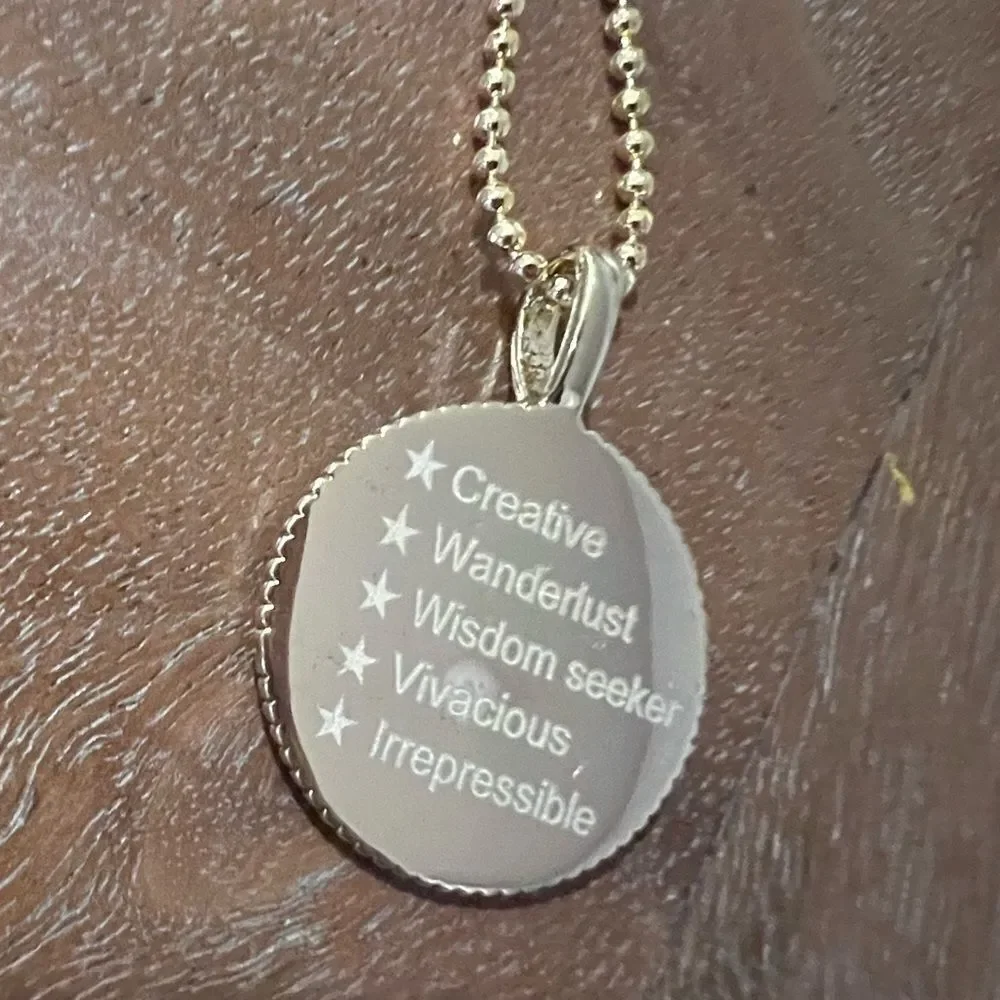 Melinda Maria Sagittarius astrological necklace NWT - Picture 3 of 5